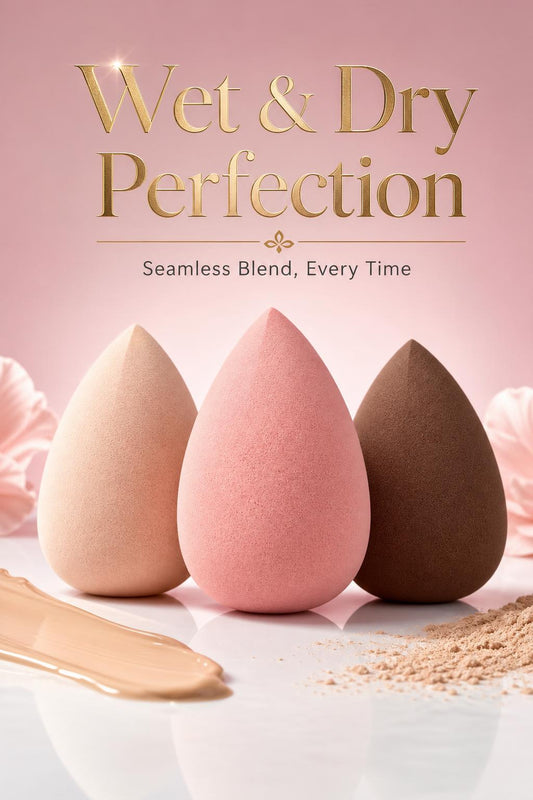 Blend & Slay – 3pc Makeup Sponge Set | Wet & Dry Perfection